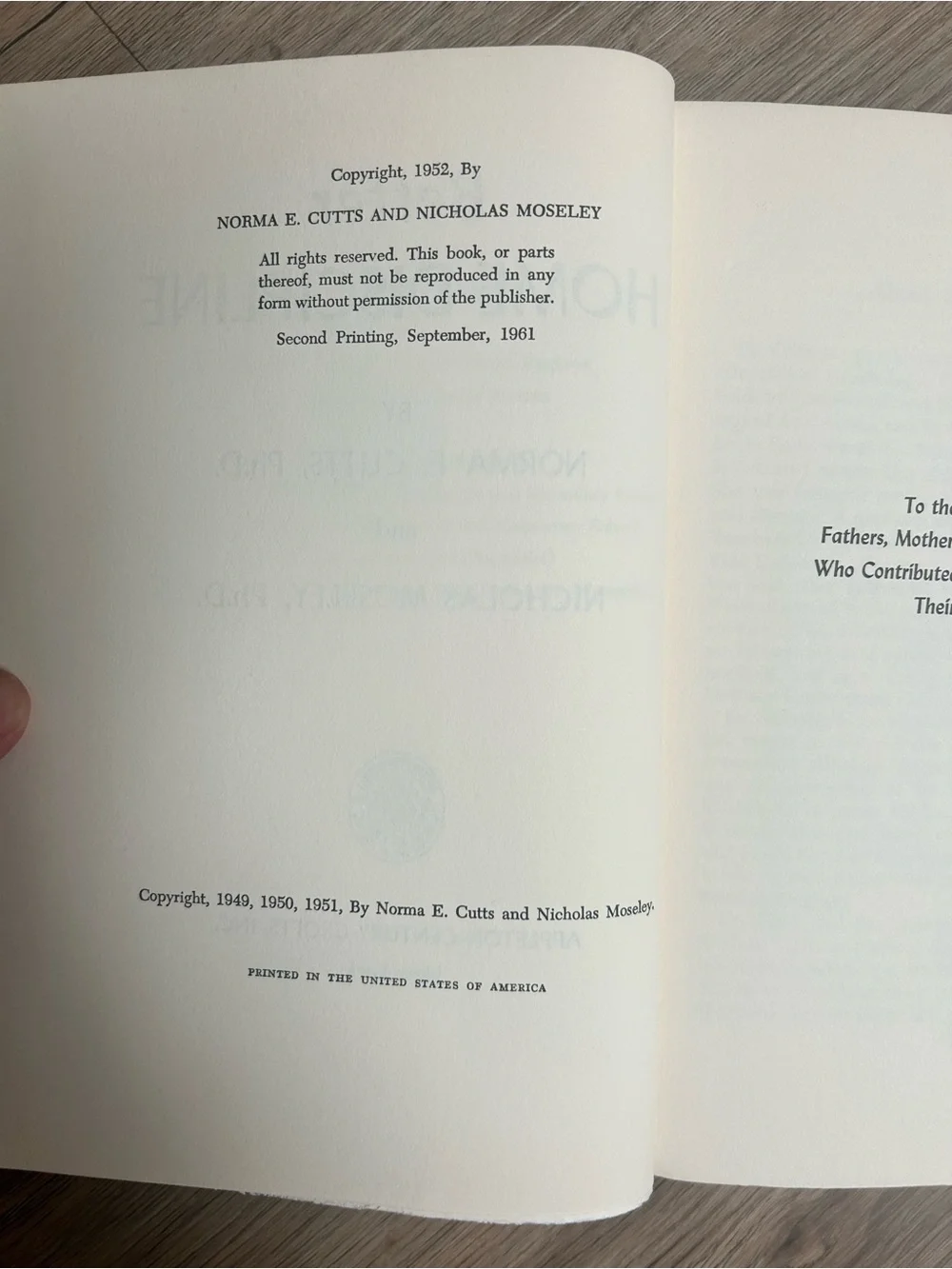 Vintage 1961 Better Home Discipline Hardcover Book Dust Jacket Mid Century Retro